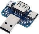 USB-4 адаптерна платка XY-USB4 USB A TYPE C MICR