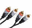 Кабел 2RCA 2RCA BK020 2m