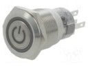 V19-ET-24G-S ключ метален. вандалоустойчив 12-24