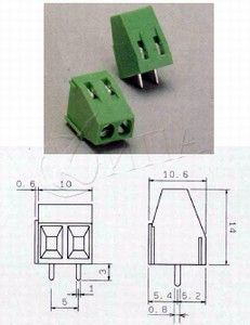 TS502 2pin клеми