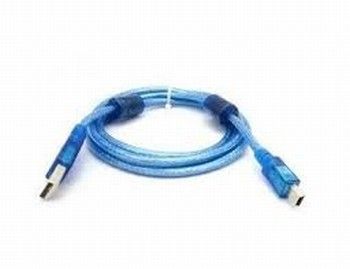 cable161 blue кабел USB A-mini USB 5pin