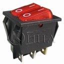 ключ MK421GL RL 15A 12V зелен или червен светещ