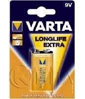 9V VARTA LONGLIFE алкална батерия