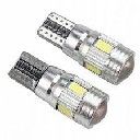 лампа 12V LED T10 smd 6  бяла габарити рег.номер