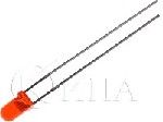 LED ф3mm светодиод червен дифузен