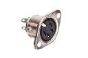 4pin F DIN куплунг гнездов панел