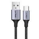 cable USB A M USB type C M 3A 1m кабел UGREEN пл