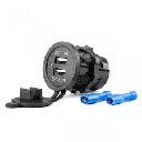 гнездо за запалка 12V 24V панел USBx2F зарядно