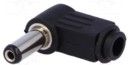 жак захранващ PC 5.5x2.1mm гнездов ъглов 90