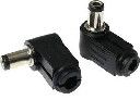 жак захранващ PC 5.5x2.5mm 90deg ъглов