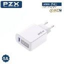 адаптер зарядно  220V 5V PZX P40 USB 5A fast