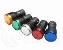 лампа индикаторна жълта LED 24VAC/DC  Ф22mm