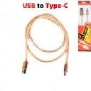 cable168/2 USB тип type C textil кабел 2m