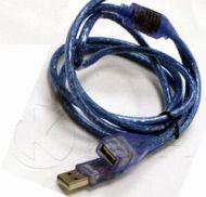 Cable143HS blue кабел USB A male-USB A female