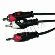 Cable2RCA-3.5/300 HQ кабел 2RCA-ф3.5mm 3m
