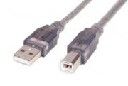 Cable141/3HS кабел USB A male USB B male 3m silv