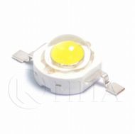 светодиод бял 3mm 3.2V-3.4V, 50-60Lm 1W