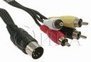 Cable306 кабел 5ца- 4RCA 1.5m