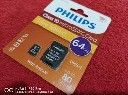 MICRO SDHC 64GB PHILIPS Class10 карта