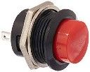 бутон NO Ф16mm 3A 250V