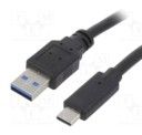 cable168/2 USB A M USB type C M 2m кабел позлат