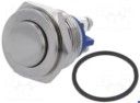 бутон метален 16mm NO вандалоустойчив V16