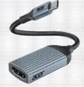 USB C M към HDMI F адаптер с кабел