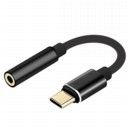 кабел USB type C M 3.5mm F AUX