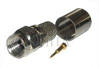 SMA001 конектор щифтов за кримпване RG6